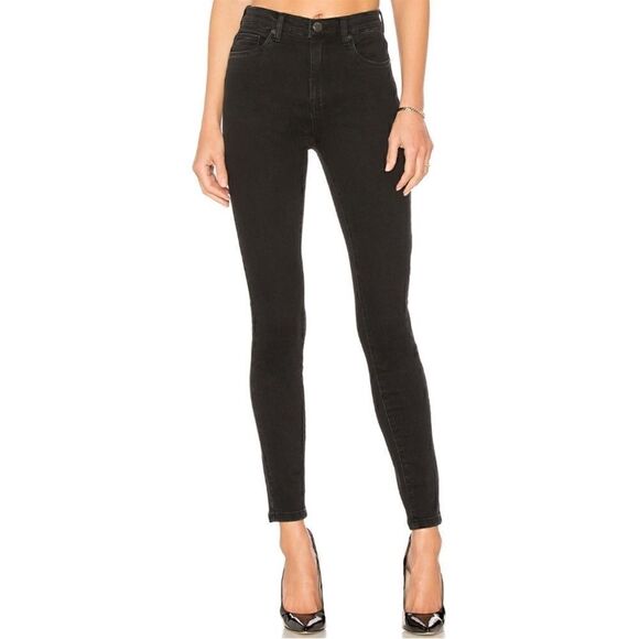 Blank NYC The Great Jones High Rise Distressed Skinny Jeans in Black, Size 27 - Picture 3 of 16